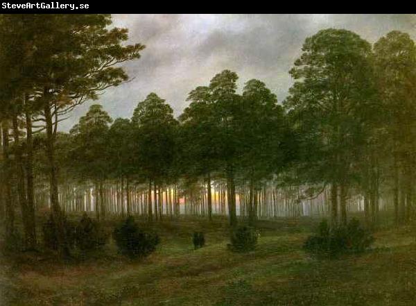 Caspar David Friedrich The evening